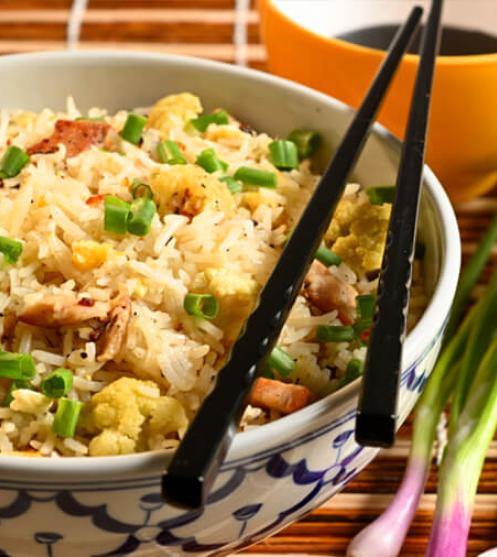 Chicken and Cauliflower fried rice